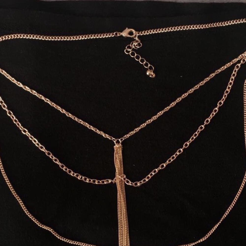 New! (NWOT) Layer Necklace Gold - Picture 2 of 3